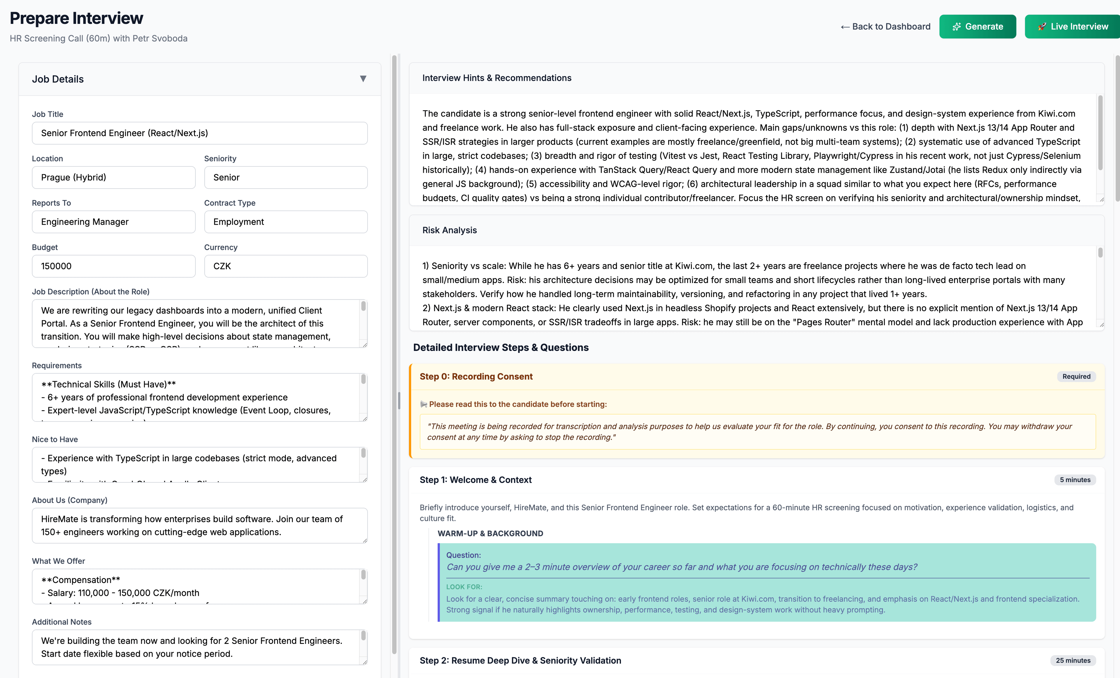 AI-Powered Preparation